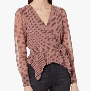 Bailey 44 Tinsley Medallion Print Wrap Top